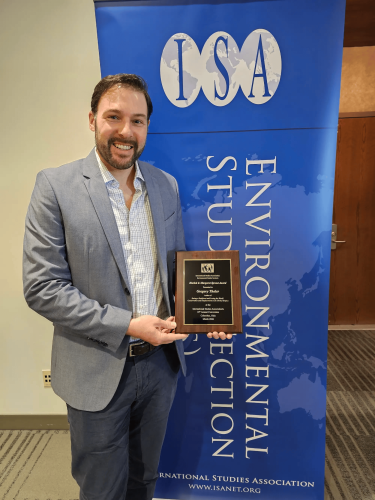 Dr Thaler receives the award at the ISA Annual Convention, 24 March 2026 in Columbus, USA