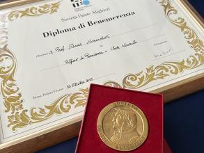 dante gold medal award david maziashvili